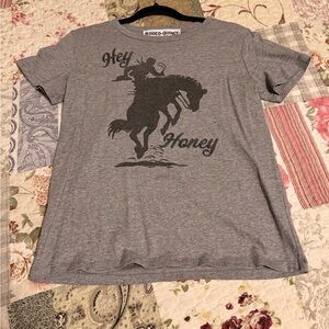 Rodeo Quincy Gray Cowboy Graphic Tee